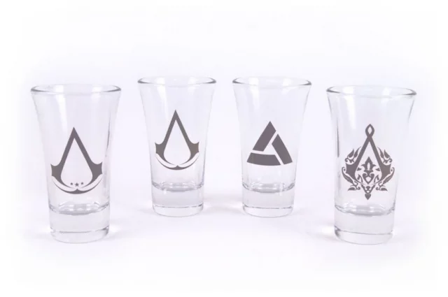 skleničky Assassins Creed (set 4ks panáků)