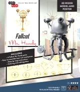 Stavebnice Fallout - Mr. Handy (dřevěná)