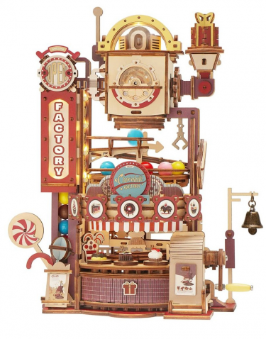 Stavebnice - Marble Chocolate Factory (dřevěná)