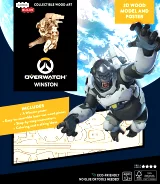 Stavebnice Overwatch - Winston (dřevěná)