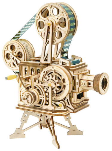 Stavebnice - Projektor Vitascope (dřevěná) (poškozený obal)