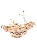 Stavebnice - Rybářská loď (dřevěná)