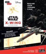 Stavebnice Star Wars - X-Wing (dřevěná)