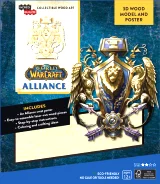 Stavebnice World of Warcraft - 3D Alliance (dřevěná)