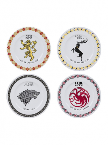 Talíře Game of Thrones (sada 4 kusů)
