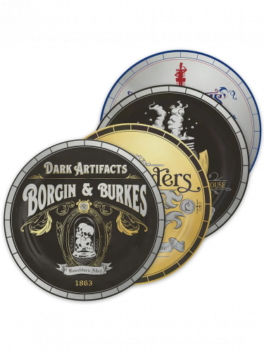 Talíře Harry Potter - Diagon Alley (sada 4 kusů)