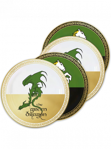 Talíře Lord of the Ring - Taverns (sada 4 kusů)