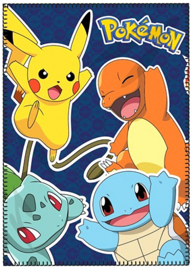 Deka Pokémon - Bulbasaur, Charmander, Squirtle and Pikachu