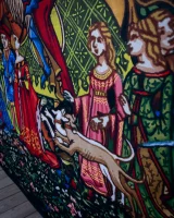 Tapestry Kingdom Come: Deliverance II - Iluminace Vlašský dvůr (obraz na textilu)