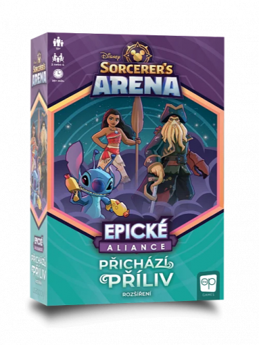 Desková hra Disney Sorcerers Arena - Epické aliance: Přichází příliv (rozšíření)