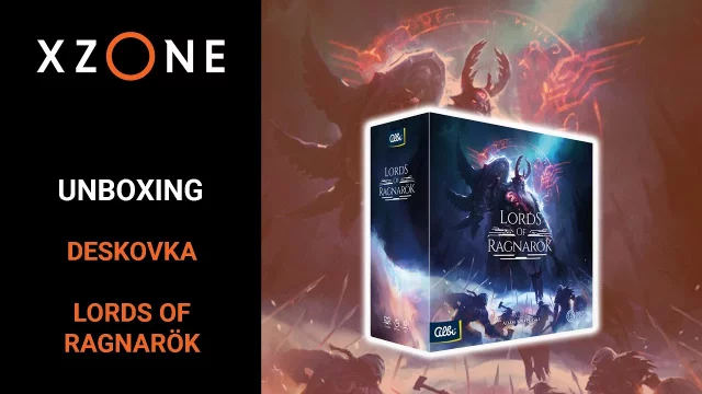 Unboxing deskové hry Lords of Ragnarök