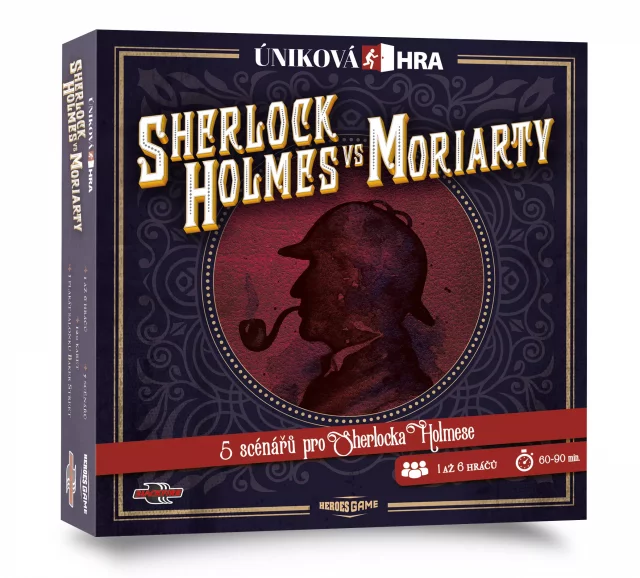 Desková hra Sherlock Holmes vs Moriarty