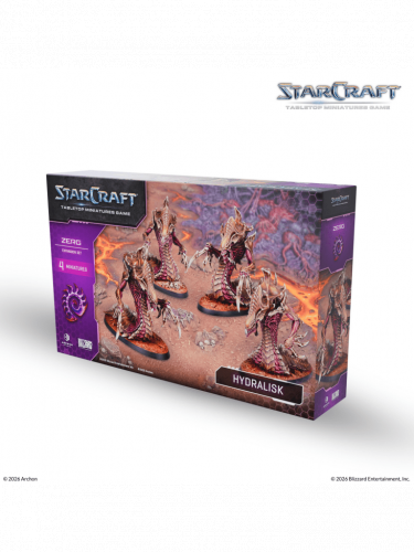 Desková hra StarCraft - Tabletop Miniature Game - Hydralisk - Expansion Set (4 figurky)