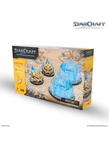 Desková hra StarCraft - Tabletop Miniature Game - Sentry - Expansion Set (4 figurky)