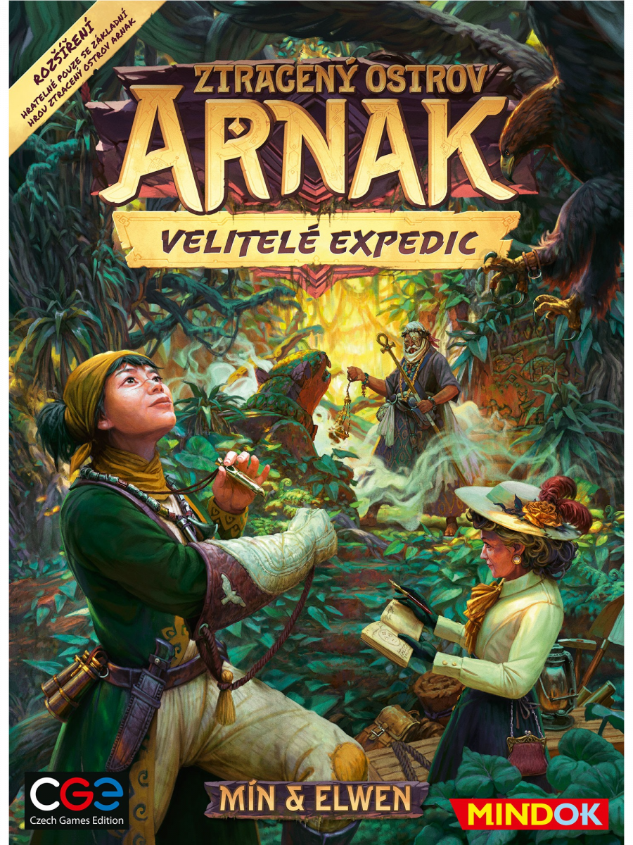 Mindok Desková hra Ztracený ostrov Arnak: Velitelé expedic (rozšíření)