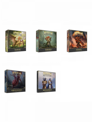 Výhodný set Heroes of Might and Magic - Desková hra Heroes of Might and Magic III CZ (set 5 rozšíření)