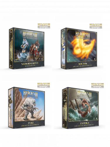 Výhodný set Heroes of Might and Magic III - Desková hra (set čtyř rozšíření 2.vlny)