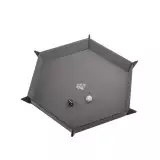 Dice Tray Gamegenic - Magnetic - Hexagonal Black/Gray - Kostky a doplňky