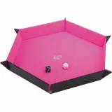 Dice Tray Gamegenic - Magnetic - Hexagonal Black/Pink - Kostky a doplňky