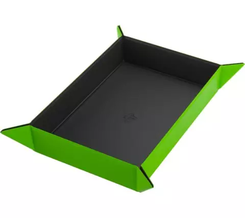 Dice Tray Gamegenic - Magnetic - Rectangular Black/Green - Kostky a doplňky