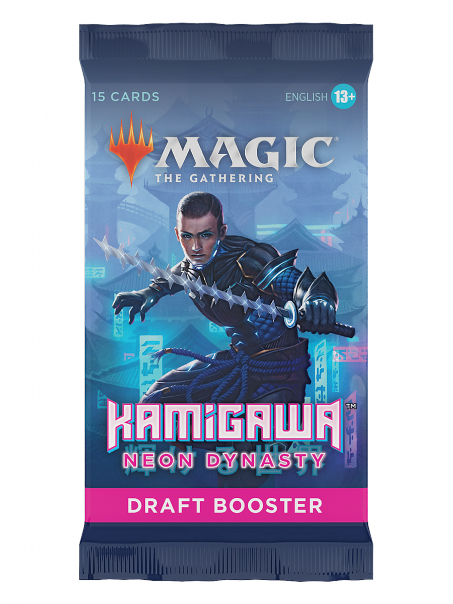 Blackfire Karetní hra Magic: The Gathering Kamigawa: Neon Dynasty - Draft Booster (15 karet)