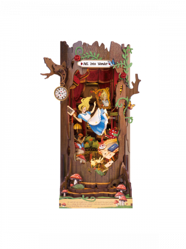 Stavebnice - zarážka na knihy Fall Into Wonder (dřevěná)