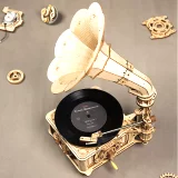 Stavebnice - Gramofon (dřevěná)
