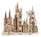 Stavebnice Harry Potter - Hogwarts Castle (dřevěná) - Ugears - Wooden 3D Puzzles