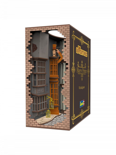 Stavebnice Harry Potter - zarážka na knihy Příčná ulice (dřevěná)