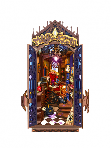 Stavebnice - zarážka na knihy The Magic Fantasy Corner (dřevěná)