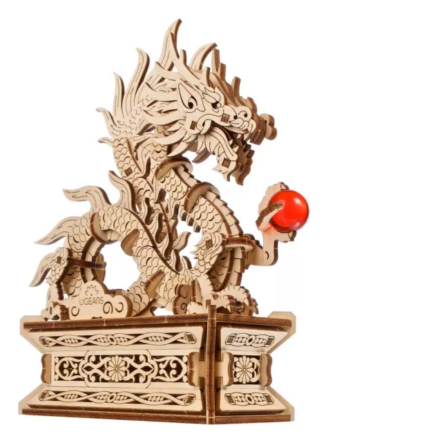 Stavebnice Ugears - Wood Dragon (dřevěná) - Ugears - Wooden 3D Puzzles