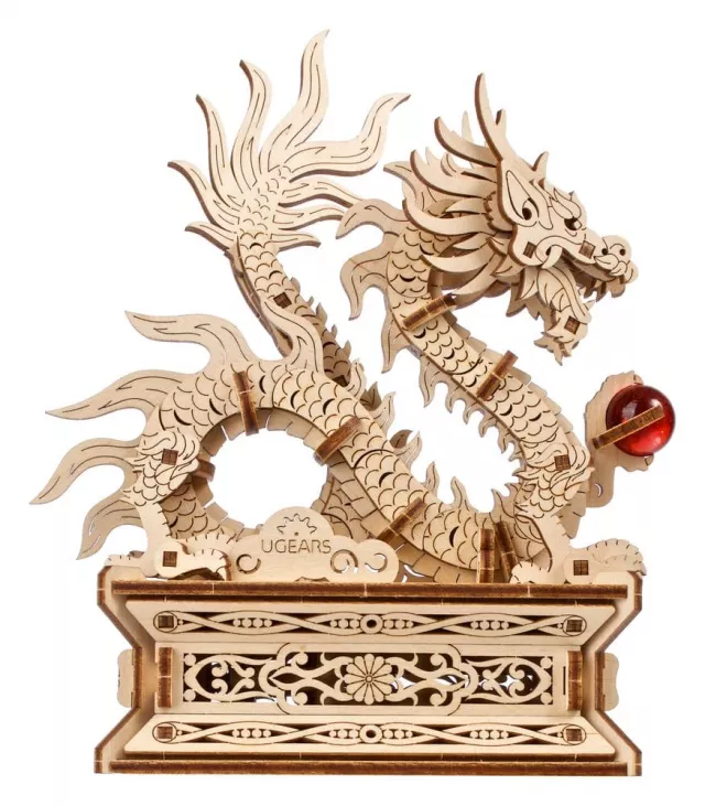 Stavebnice Ugears - Wood Dragon (dřevěná) - Ze dřeva