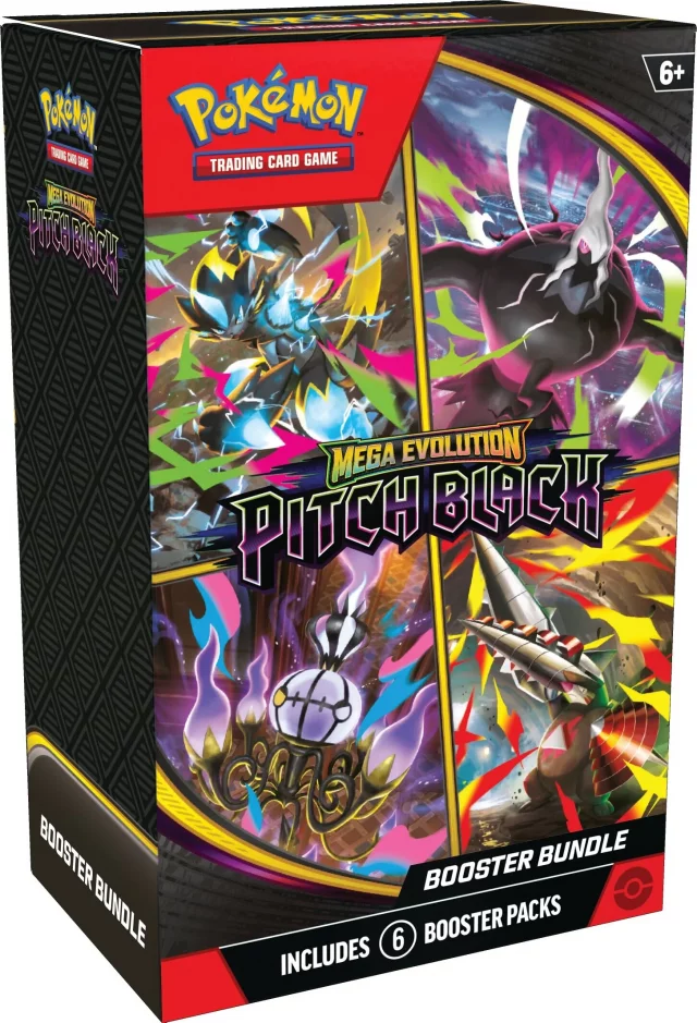 Karetní hra Pokémon TCG: Mega Evolution - Pitch Black - Booster Bundle - Sběratelská karetní hra TCG