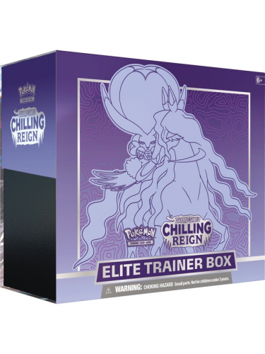 Karetní hra Pokémon TCG: Sword & Shield Chilling Reign - Elite Trainer Box (Shadow Rider Calyrex)