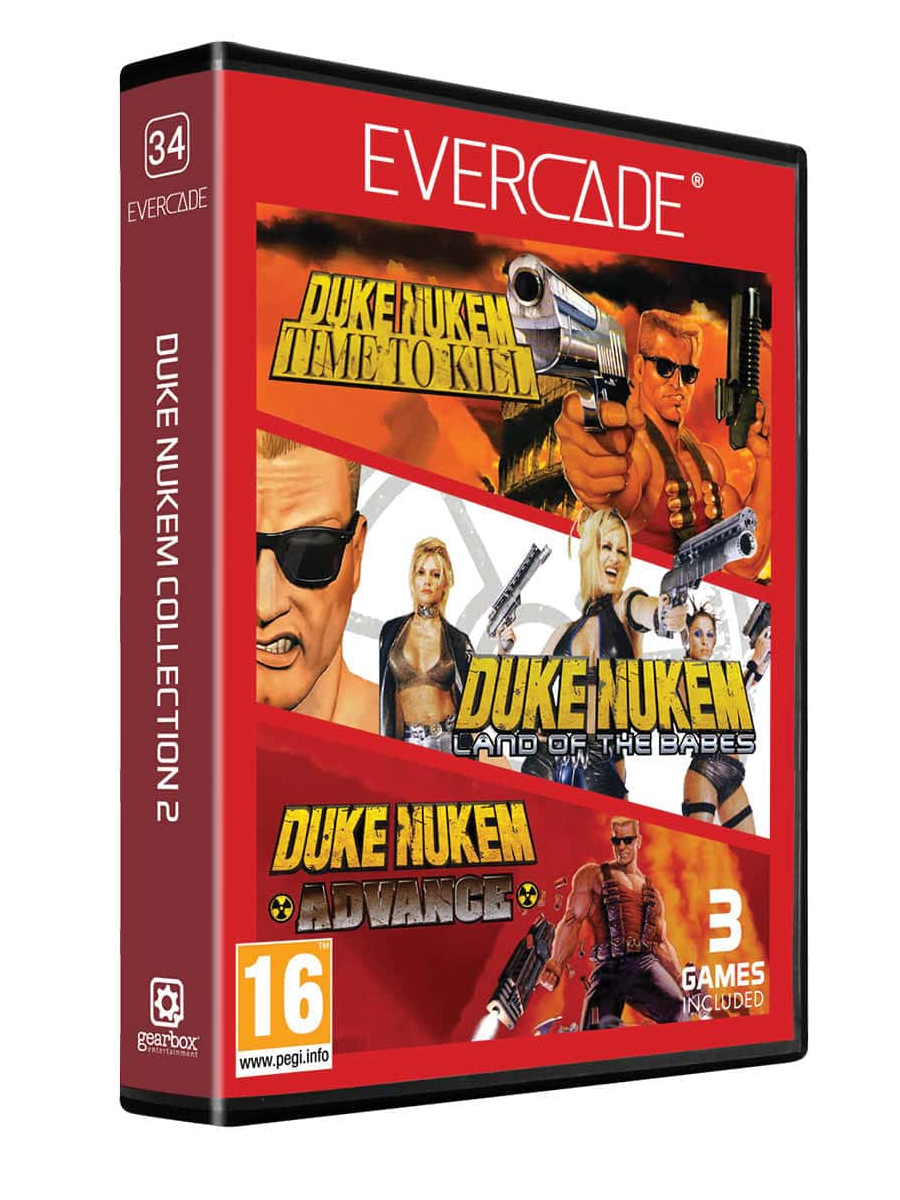 Hype Cartridge pro retro herní konzole Evercade - Duke Nukem Collection 2