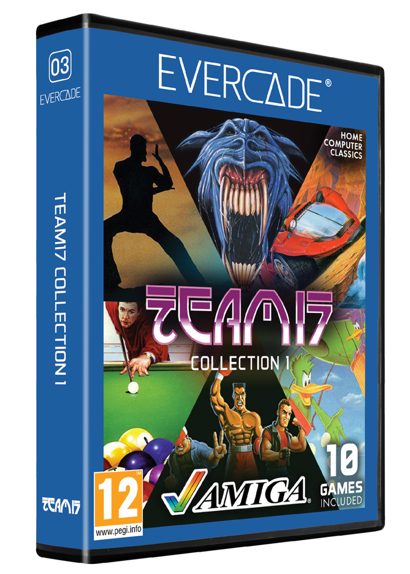 Hype Cartridge pro retro herní konzole Evercade - Team17 Collection 1
