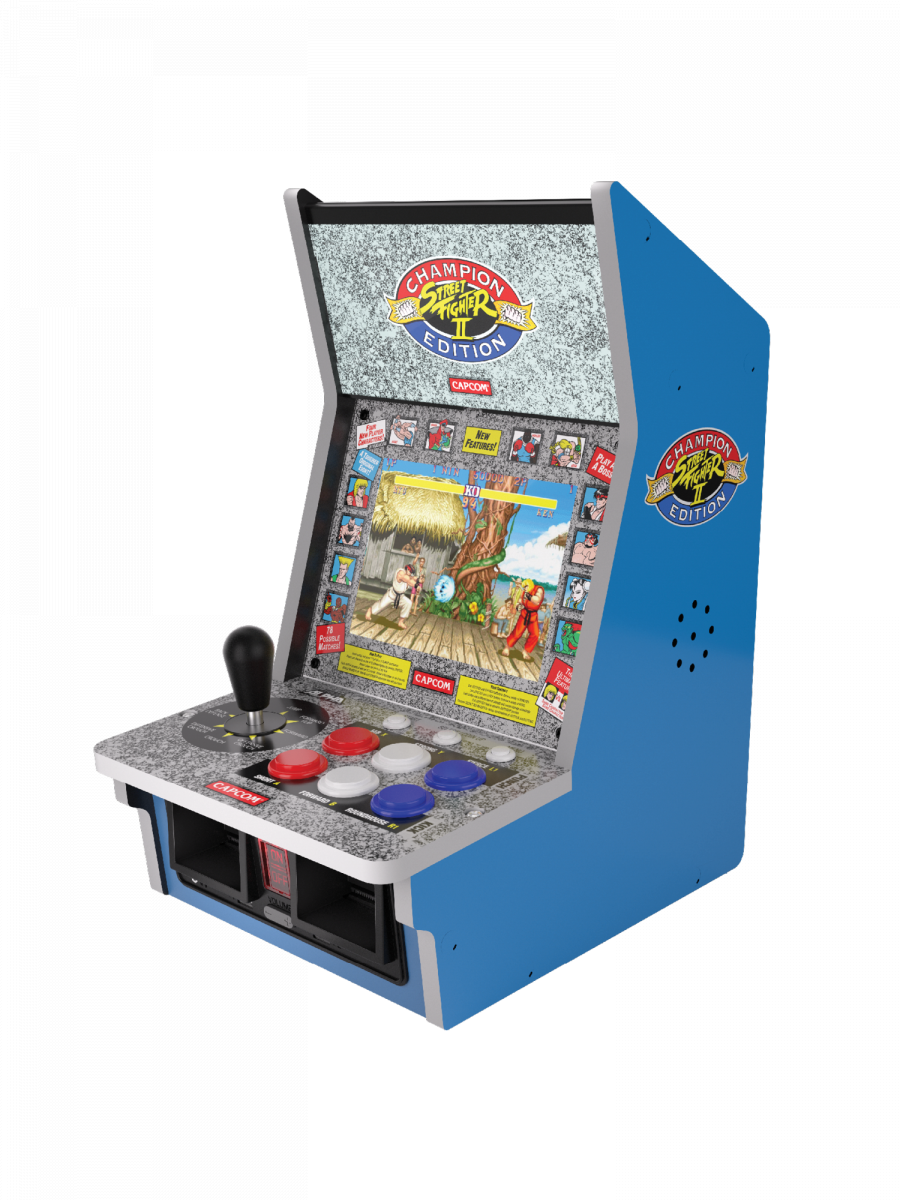 Hype Stolní retro arkádový automat Evercade Alpha Street Fighter Bartop Arcade