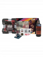 Dárkový set Stranger Things - Netflix & Chill Gift Box (figurka, láhev, deka, samolepky)