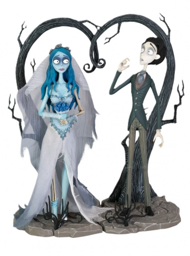 Výhodný set Corpse Bride - Figurka Emily & Victor Diorama (Super Figure Collection)