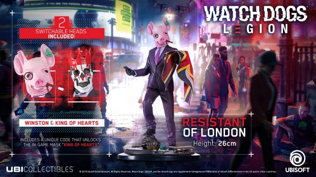 Figurka Watch Dogs: Legion - Resistant of London