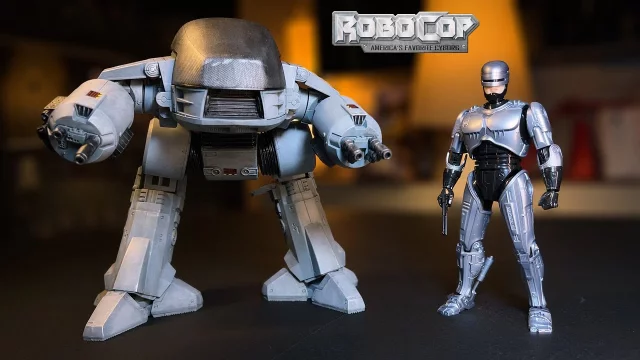 Robocop Ed-209 GoodSmile Moderoid Unboxing & Review