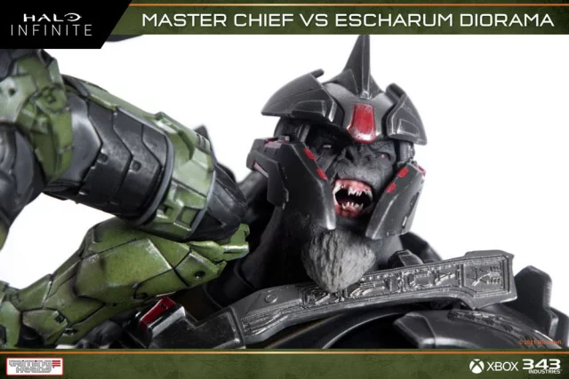 Socha Halo: Infinite - Master Chief vs. Escharum (Gaming Heads)