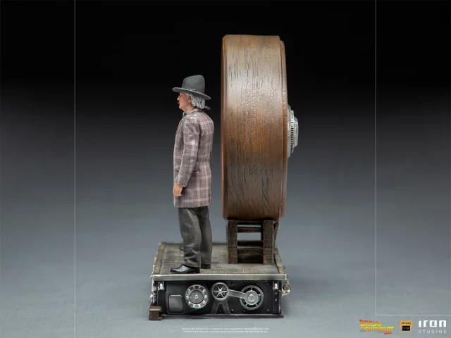 figurka Marty and Doc at the Clock Deluxe Art Scale 1/10 - Back to the Future III