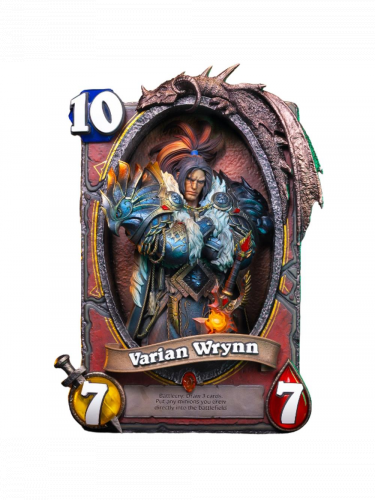 Soška Hearthstone - Varian Wrynn (31cm) (HEX Collectibles)