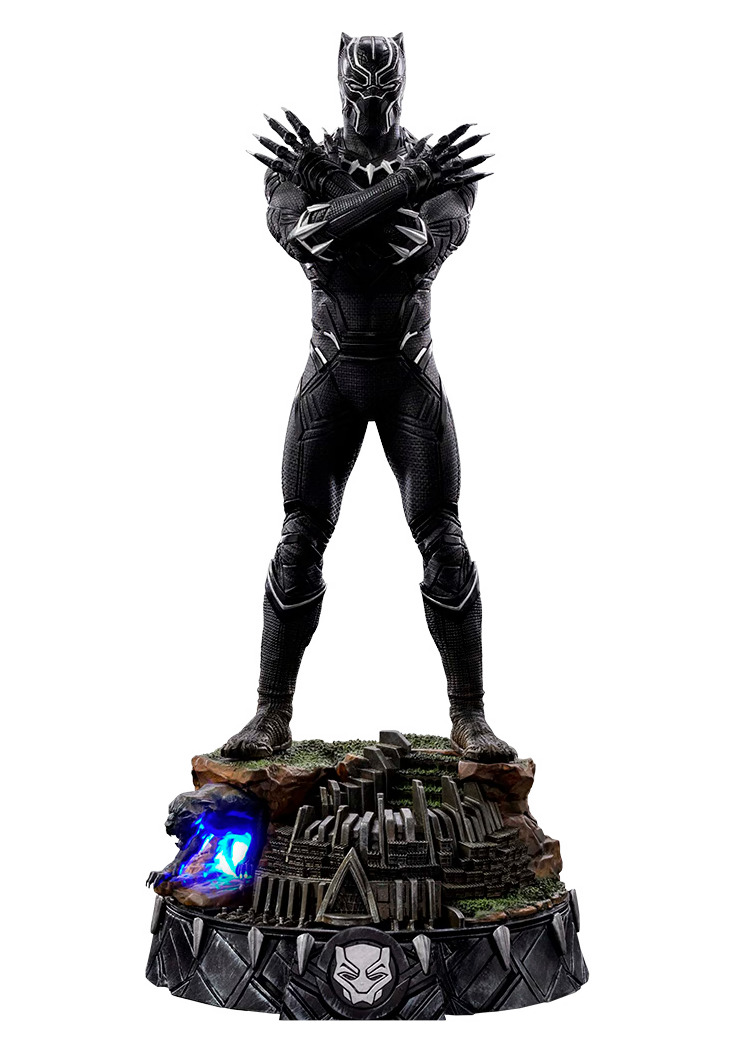 Inexad Soška Marvel - Black Panther Black Panther (Deluxe) The Infinity Saga Art Scale 1/10 (Iron Studios)