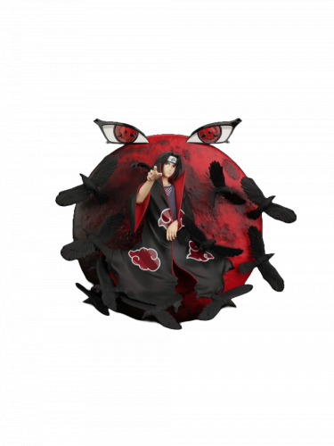 Soška Naruto - Itachi Uchiha (nástěnná dekorace)