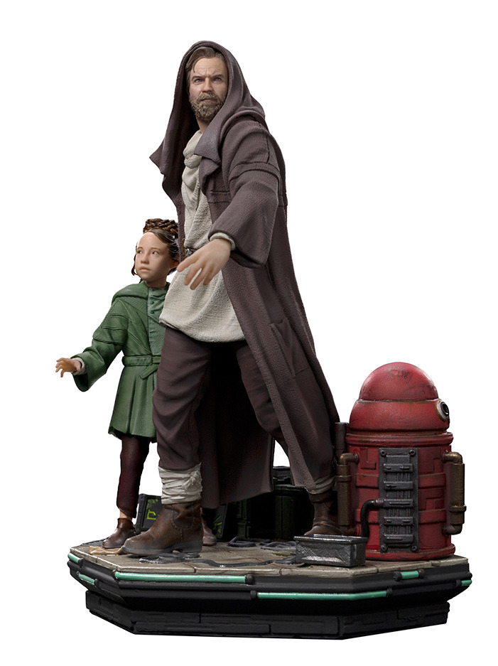 Inexad Soška Star Wars: Obi-Wan Kenobi - Obi-Wan & Young Leia Art Scale 1/10 (Iron Studios)