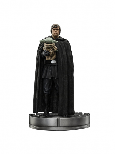 Soška Star Wars: The Mandalorian - Luke Skywalker and Grogu Art Scale 1/10 (Iron Studios)