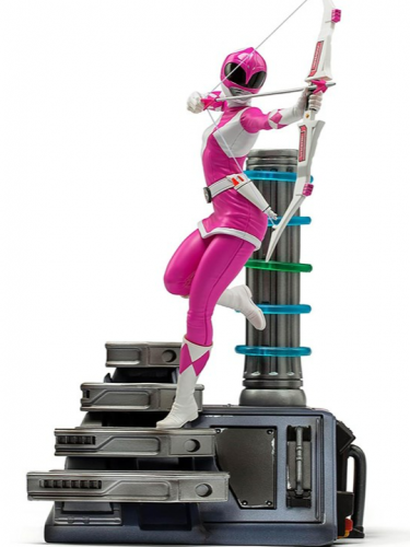 Soška Strážci vesmíru - Pink Ranger BDS Art Scale 1/10 (Iron Studios)