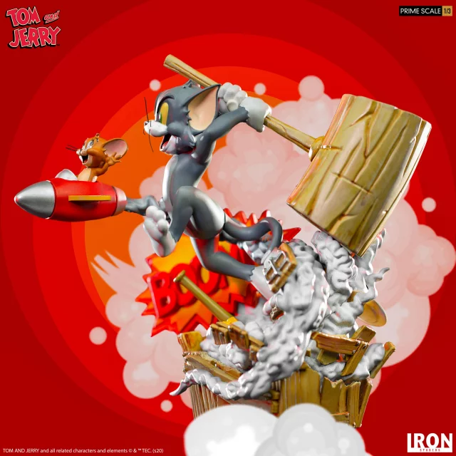Soška Tom & Jerry - Tom a Jerry Prime Scale 1/10 (Iron Studios)